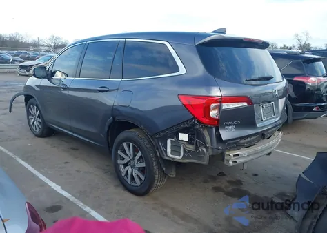 2019 Honda Pilot Ex z USA, uszkodzony, nr VIN 5FNYF6H37KB070067